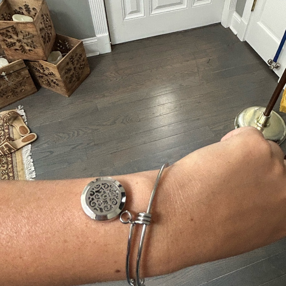 Brighton Silver Bracelet with Intricate Design